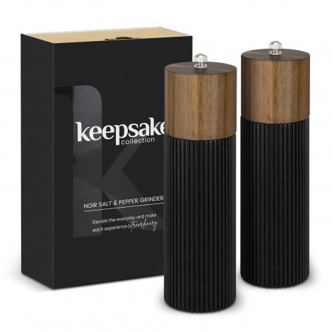 Keepsake Noir Salt and Pepper Grinders