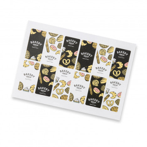 Sticker Sheet 40x80mm Rectangle - Matte